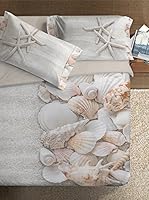 Ipersan Juego De Funda Nórdica Fine-Art Disegno Marine (Beige/Blanco)