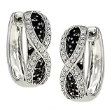 Black (.53ct) White (.22ct) Figure 8 Diamond Earrings