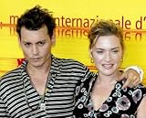 Johnny Depp and Kate Winslet at the Venice Film Festival 14x11