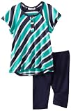 Little Ella Baby-girls Infant Riviera Tunic With Legging, Willow, 3-6 Months