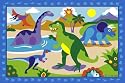 LA Rug Dinosaurland 19-by-29-Inch Nylon Rug