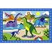 LA Rug Dinosaurland 19-by-29-Inch Nylon Rug