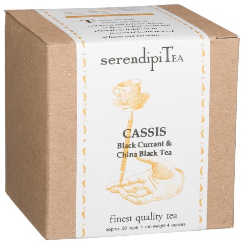 SerendipiTea Cassis, Black Currant & China Black Tea, 4-Ounce Boxes (Pack of 2) by SerendipiTea