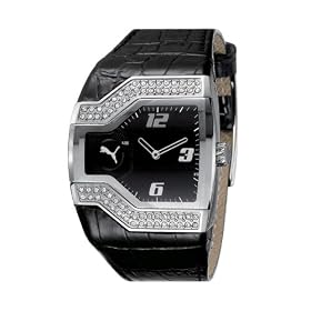 Click here to buy Puma WoMens Motor Sport Collection Star Podium Black Jeweled Watch #PU101202002 by Puma.
