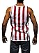 Patriotic American Flag Stripes And Stars Tank Top Shirt Adult Men's