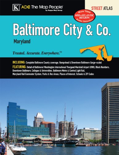 Baltimore, MD City & County Street Atlas