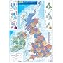 Philip's Britain and Ireland Reference Map (Wall Map Tube)