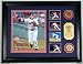 Dustin Pedroia Framed Boston Red Sox Highlight Collection Photo Mint with Infield Dirt Coin and Gold