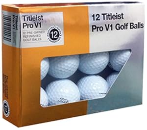 Titleist Pro V1x Mint Refinished Golf Ball, White