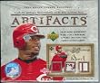 2006 Upper Deck Artifacts Baseball Cards Unopened Hobby Box (10 packs per box, 4 cards per pack, randomly inserted autographs, memorabilia cards, 1of1 cards, and more!)