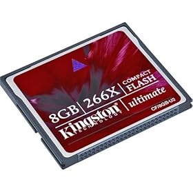 Kingston Ultimate 8 GB 266x CompactFlash Memory Card CF/8GB U2 51G13REZU1L. SL500 AA280 Kingston Ultimate 8 GB 266x CompactFlash Memory Card CF/8GB U2