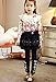 Waboats Winter Kids Girls Lace Flowers 2-6 Years Legging Pant 6 Navy