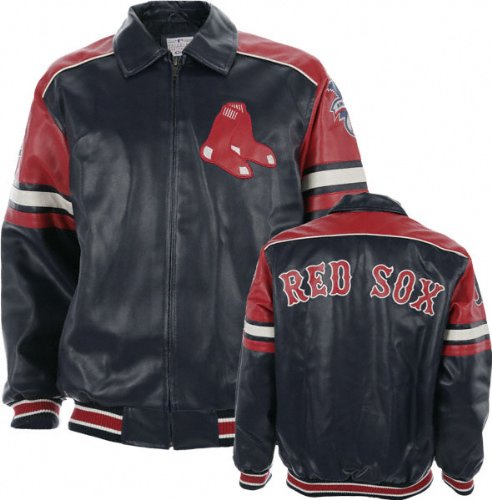 Boston Red Sox Faux Leather Jacket