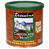 Review Teeccino  / Teeccino Chocolate Mint Caffeine-Free Herbal Coffee, All-Purpose Grind, 8.5-Ounce Cans (Pack of 6)
