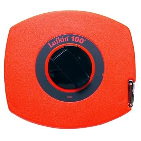 Lufkin 100L 3 8-Inch x 100 Hi-Viz Lightweight Steel Tape by Cooper Hand Tools
