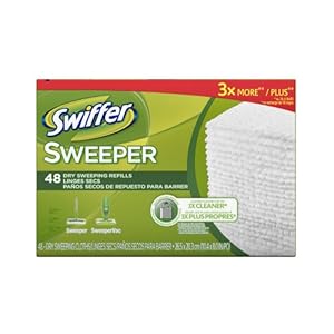 Swiffer Sweeper Dry Sweeping Cloth Refills, 48 Count