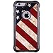 iPhone 6 6s Case, True Color® Patriotic Vintage American Flag Emboss Printed Impact Resistant TPU Protective Anti-slip Grip Snap-On Soft Rugged Cover for iPhone 6 6s + FREE Stylus & Screen Protector