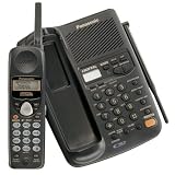 Panasonic KX-TC1743B 900 MHz Cordless Phone with Caller ID, Answering Device & Speakerphone (Black)