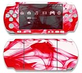 Rose Red Decorative Protector Skin Decal Sticker for Sony Playstation PSP Slim / PSP 3000