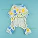 Fitwarm Cute Lion Dog Pajamas Dog Jumpsuit Dog Clothes Soft Dog Shirt, X-large
