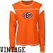 Cleveland Browns T Shirt : Reebok Cleveland Browns Ladies Orange Giant Logo Thermal Long Sleeve Vintage T Shirt