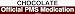CHOCOLATE Official PMS Medication Bumper Sticker