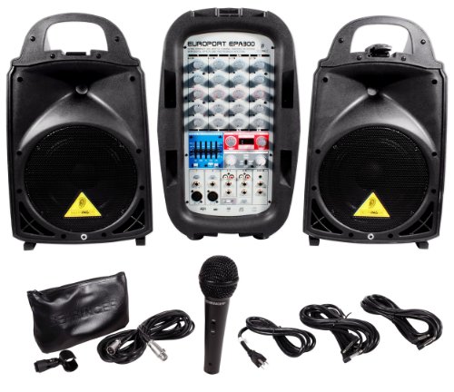 Brand New Behringer EPA300 300 Watts 6-Channel Portable Pa System New