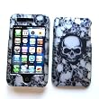 Apple iPhone 3G & 3GS Rubberized Snap-On Protector Hard Case Image Cover "Skullerific" Design