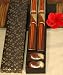 Kitchen & Housewares : 2 Chopsticks Gift Set in Silk Brocade Box -Jade Green and Caramel