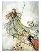 Titania with her Fairies Art Print by Arthur Rackham, 20" x 25"