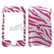 iPod Touch 2nd 3rd Generation Zebra Skin Hot Pink 2D Silver Phone Protector Cover iPod Touch 2nd 3rd Generation Zebra Skin Hot Pink 2D Silver Phone Protector Cover