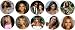 Set of 10 BEYONCE Knowles 1.25