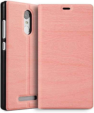 Xiaomi Redmi Note 3 Case, Tibose 5.5 inch Leather SmartCover Ultra Slim Lightweight Stand Phone Cases For Xiaomi Hongmi Note 3 (Pink)
