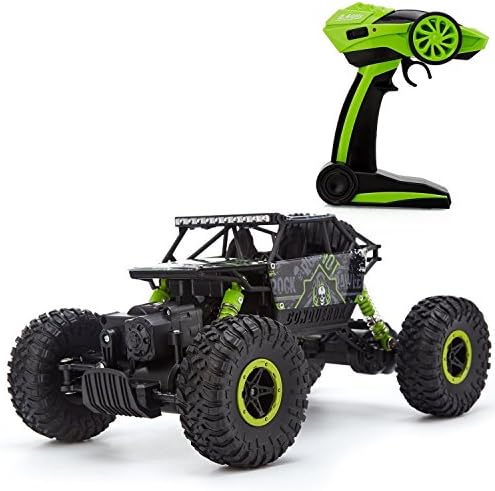 VVinRC 1/18 RC Car 2.4G 4WD 25km/h Rock Crawler Car Radio Remote Control Vehicle HB-P1803B (Green)