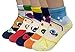 JJMax Women's Superhero and Princess Soft Microfiber House Socks Set