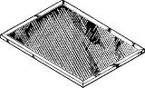 Broan #BP58 DuctlessCHAR Filter Pad