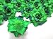 (24) Silk Green Roses Flower Head - 1.75