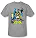 Search : Batman And Robin T-shirt - Heroic Trio DC Comics Adult Athletic Heather