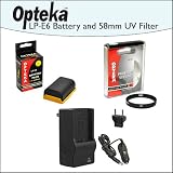 Buy 2 Pack of Opteka Canon Replacement LP-E6 2400mAh(4800mAh Total) Ultra High... by Opteka