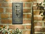 Traditional cast iron Garden King wall plaque