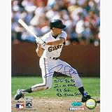 Robby Thompson Autographed San Francisco Giants 8 x 10 Photograph Inscribed with SFG 86-96, 2X A