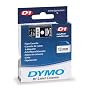 DYMO Black Tape w White Printing, 1/2in X 23ft, D1 Style Cartridge