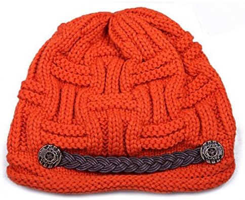 Sunnydate Women's Fashion Crochet Cable Braid Knit Jeep Visor Beanie Hat