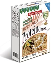 Kay's Naturals Gluten Free French Vanilla Protein Cereal, 9.5-Ounce Boxes (Pack of 6)