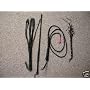4 Piece Leather Whip Kit, 6 Ft Whip, Riding Crop, & 2 Cat-O-Nine Tails!