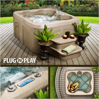 Rock Solid Simplicity Plug and Play Spa with 12 Jets