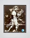 Thurman Munson, New York Yankees Catchers Gear Sepia Double Matted 8 X 10 Photograph (Unframed)