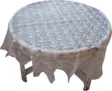Tablecloth Organza Silk Linen Dia 72 inches