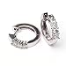 0.5 Carat 14KWG Diamond Hoop Earrings