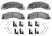 Aimco SD824S Severe Duty Front Disc Brake Pad Set